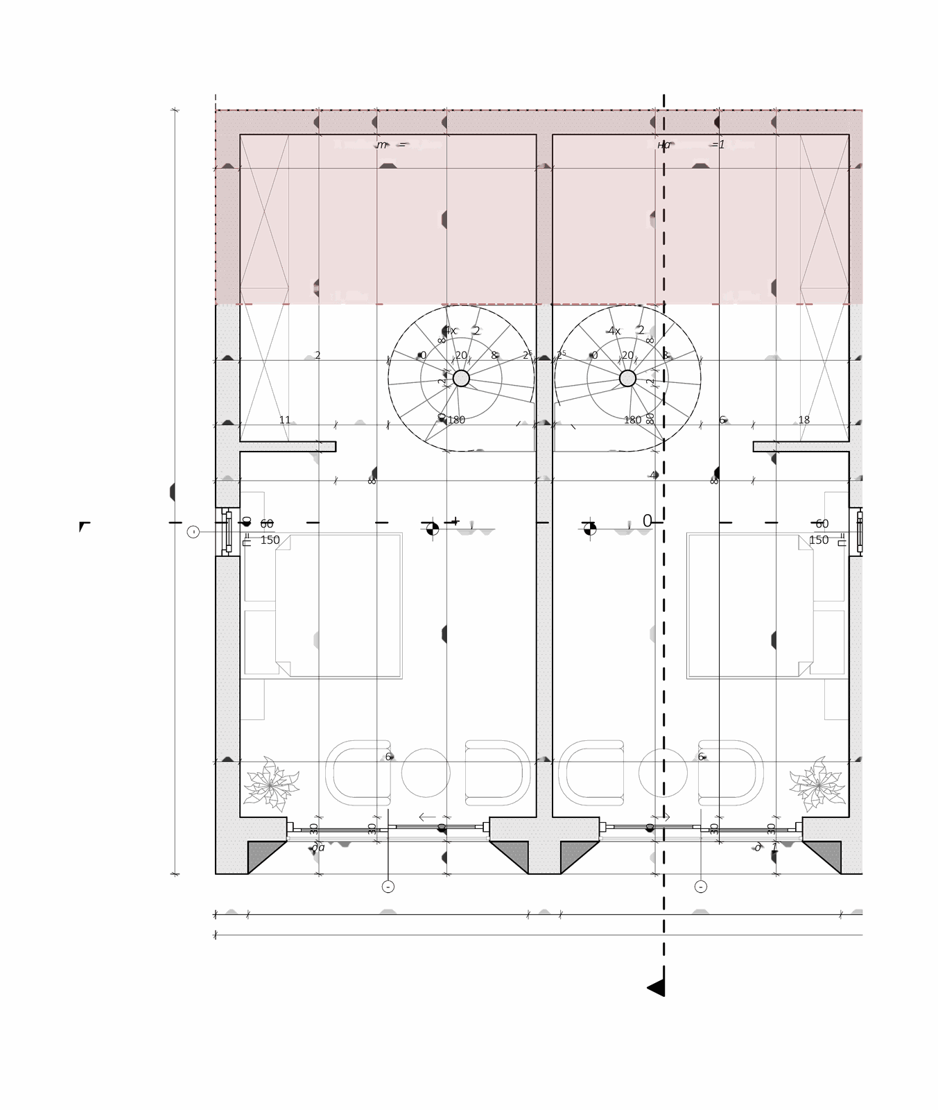 Upper level floor plan
