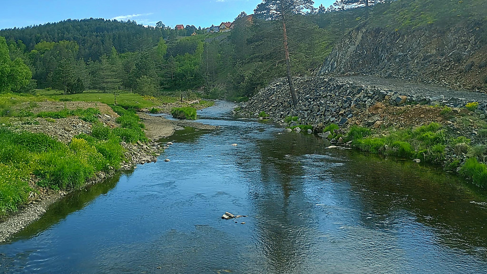 Crni Rzav river running near Tornik View, Kobilja Glava